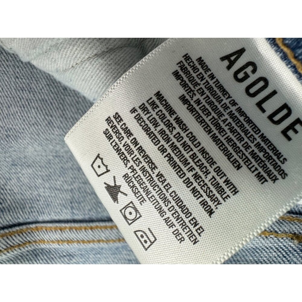 Agolde Sophie Ankle Skinny Women's Denim Jeans Organic Cotton Stretch 27X28 - Picture 15 of 16